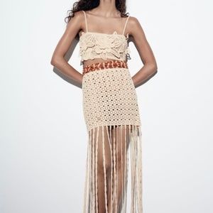 Zara Crochet Crop Top